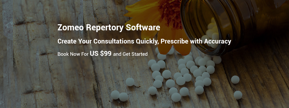 Advanced homeopathy software